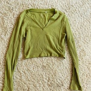 PacSun Cropped long sleeve